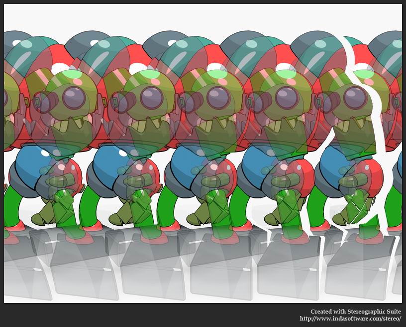 Stereogram by Indasoftware: Robot. Tags: , hidden 3D picture (SIRDS)