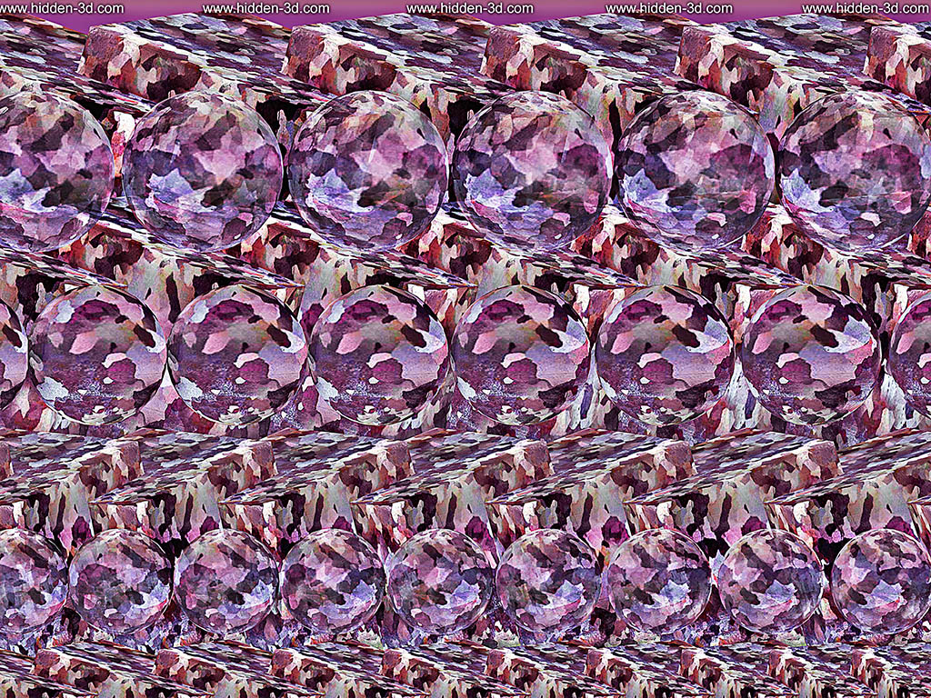 Stereogram by 3Dimka: 3D Shapes. Tags: objects, spheres, hidden 3D picture (SIRDS)
