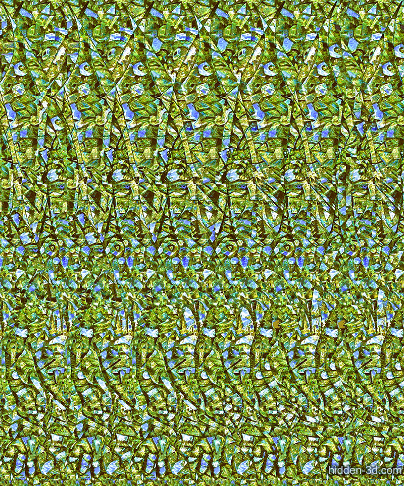 Stereogram by 3Dimka: Taking off. Tags: dragon, hidden 3D picture (SIRDS)