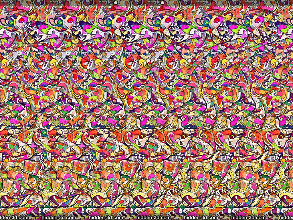 Stereogram by 3Dimka: Rings are cool. Tags: girl naked nude ring winged monkey blender 3d flying, hidden 3D picture (SIRDS)